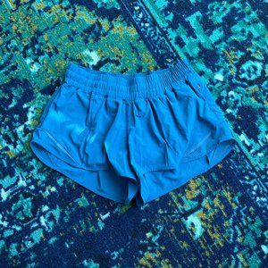 Blue Lululemon Hotty Hot Short